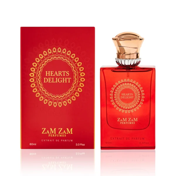 HEARTS DELIGHTS Unisex Perfume In UK | Romantic Fragrance ZamZam Perfumes for Couples & Date Night